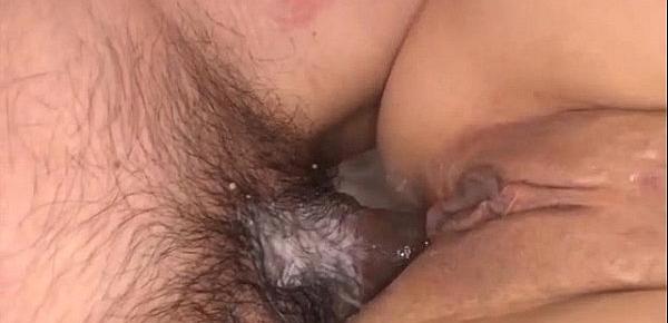  Yumi Tanaka takes two cocks in her tight holes